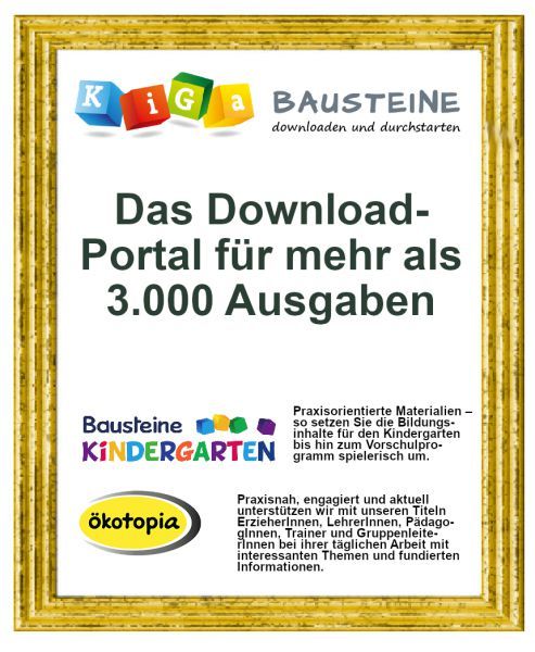 Mitgliedschaft bei KiGa-Bausteine (Startguthaben 750 Credits)