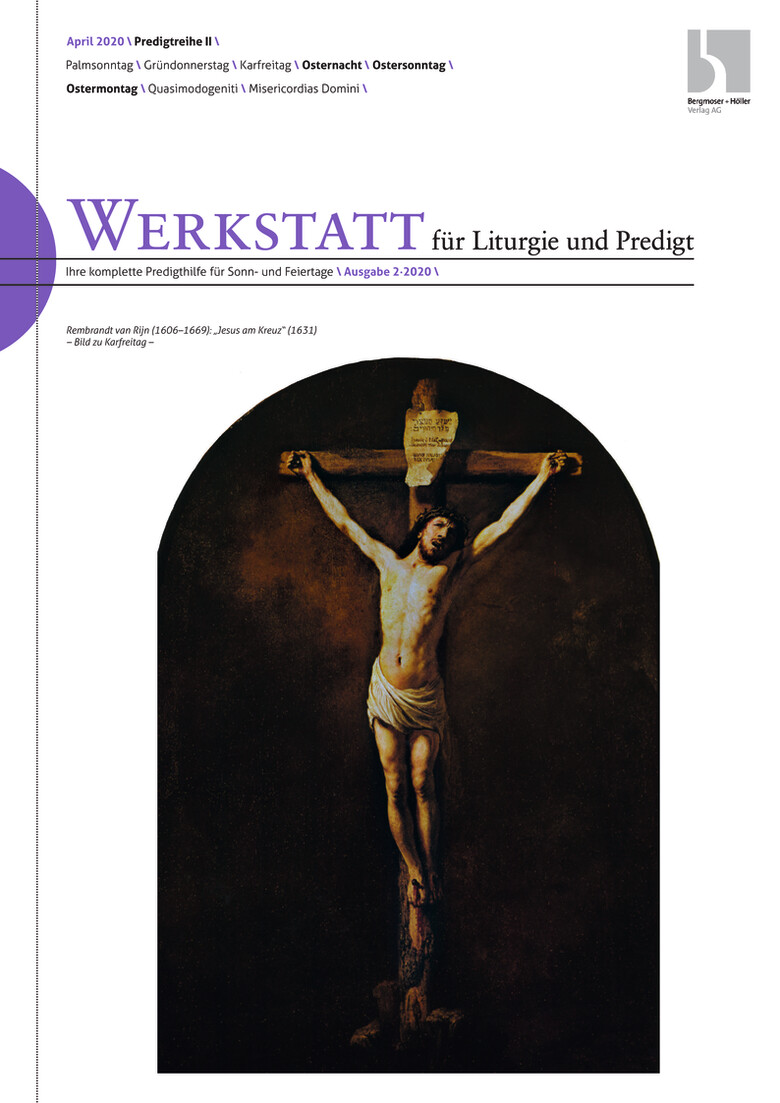 Werkstatt Fur Liturgie Und Predigt Nr 2 2020 Bergmoser Holler
