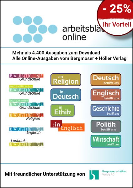 Referendar-Mitgliedschaft bei Arbeitsblätter Online