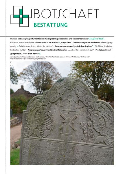 Botschaft Bestattung Nr. 3/2026