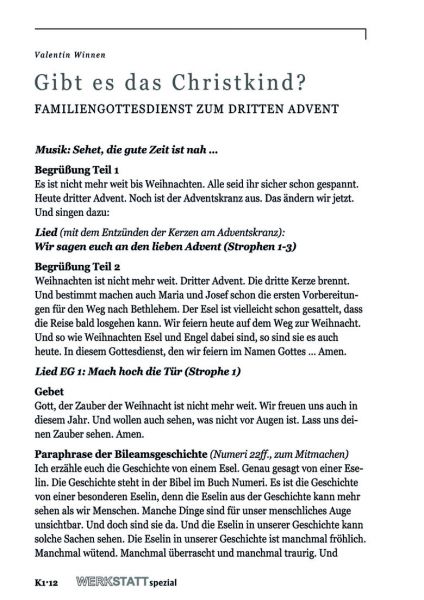 Gibt es das Christkind? Gibt es das Christkind?