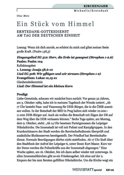 Ein Stück vom Himmel