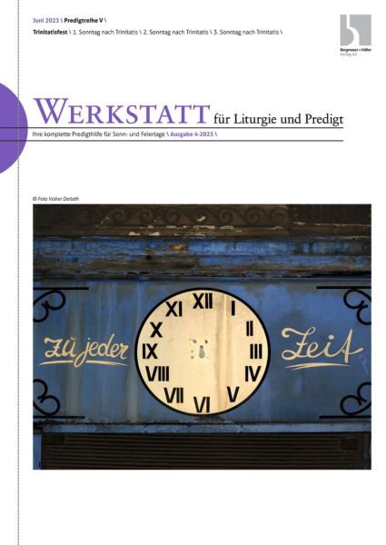 Werkstatt für Liturgie und Predigt Nr. 4/2023