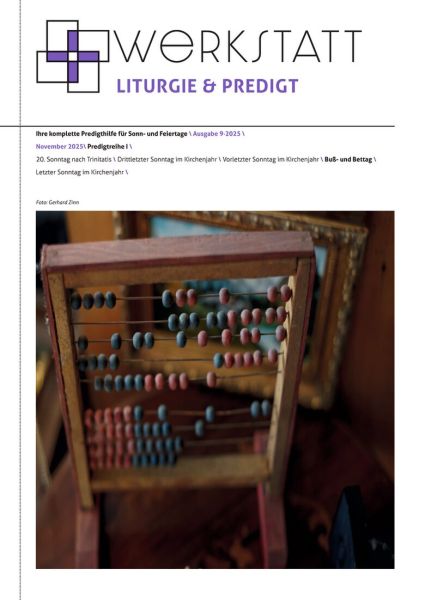 Werkstatt für Liturgie und Predigt Nr. 9/2025