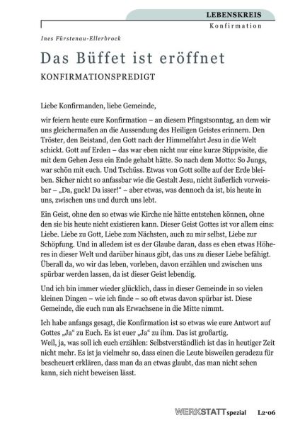 Das Büffet ist eröffnet