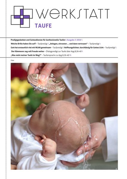 Werkstatt Taufe Nr. 3/2026