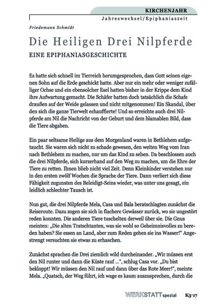 Die Heiligen Drei Nilpferde