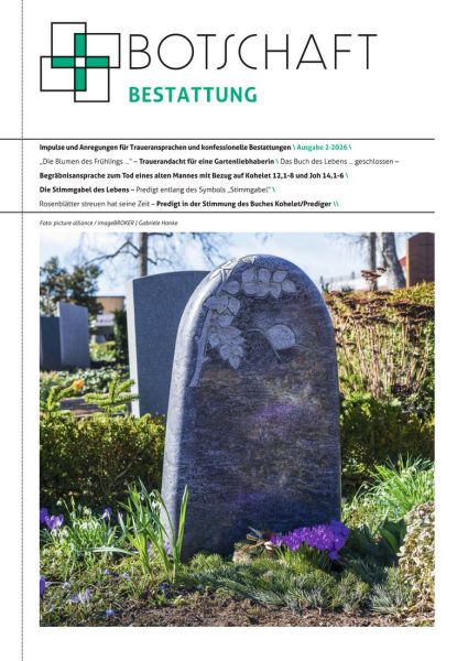 Botschaft Bestattung Nr. 2/2026