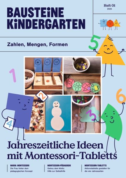 Jahreszeitliche Ideen mit Montessori-Tabletts