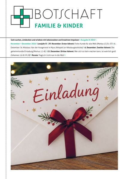 Botschaft - Familien- und Kindergottesdienste 8/2026