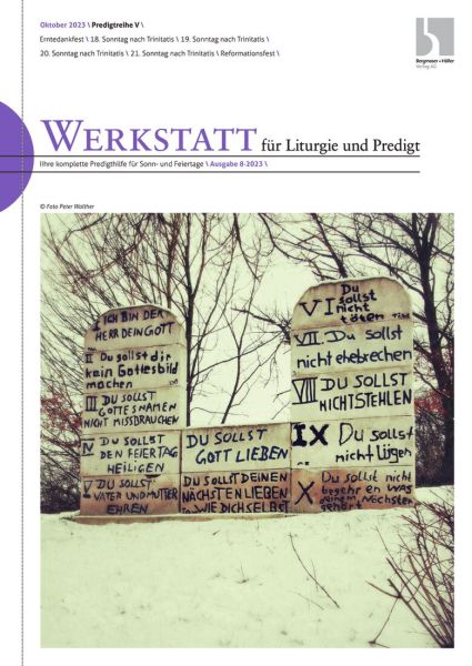 Werkstatt für Liturgie und Predigt Nr. 8/2023