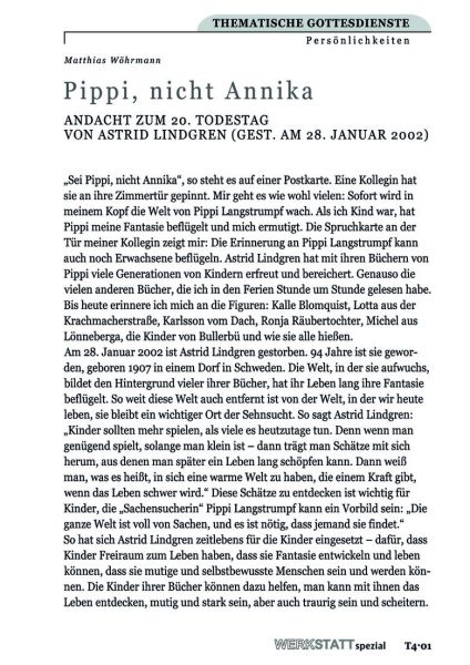 Pippi, nicht Annika