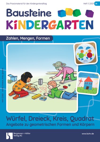 Würfel, Dreieck, Kreis, Quadrat. Angebote zu geometrischen Formen und Körpern